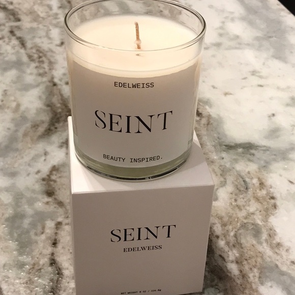 Seint Edelweiss glass jar candle - Picture 1 of 2